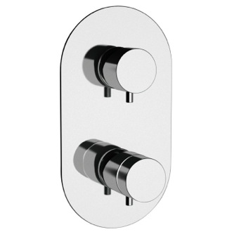 Diverter Thermostatic Two Way Shower Diverter, Rough-In Valve Included Remer NT92US